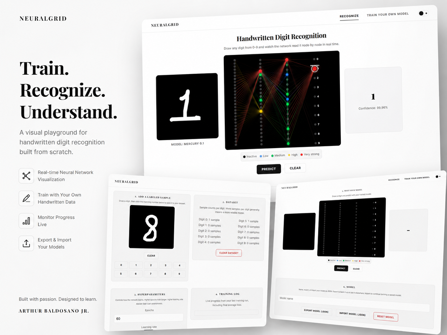 NeuralGrid Handwriting Recognition