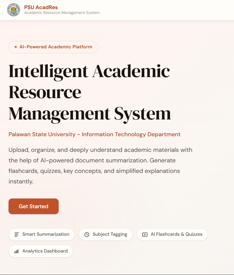 IARMS - Intelligent Academic Resource Management System